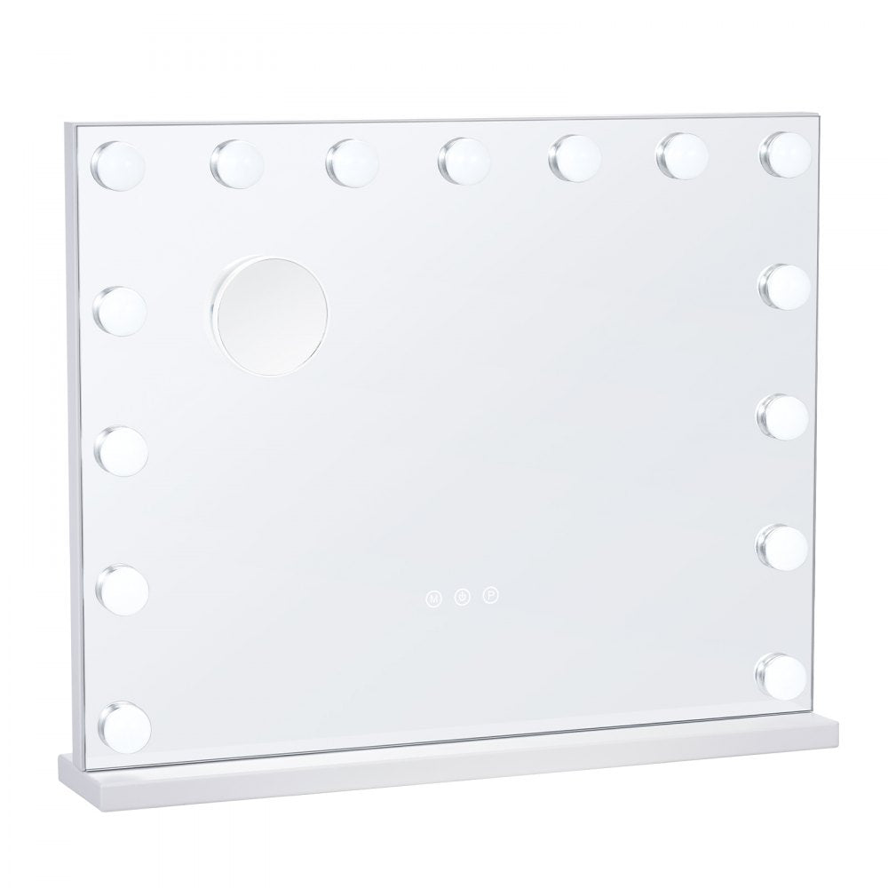 VEVOR Hollywood Vanity Mirror With Lights w/ USB Desktop Wall-mount 22.8x18.1 in 