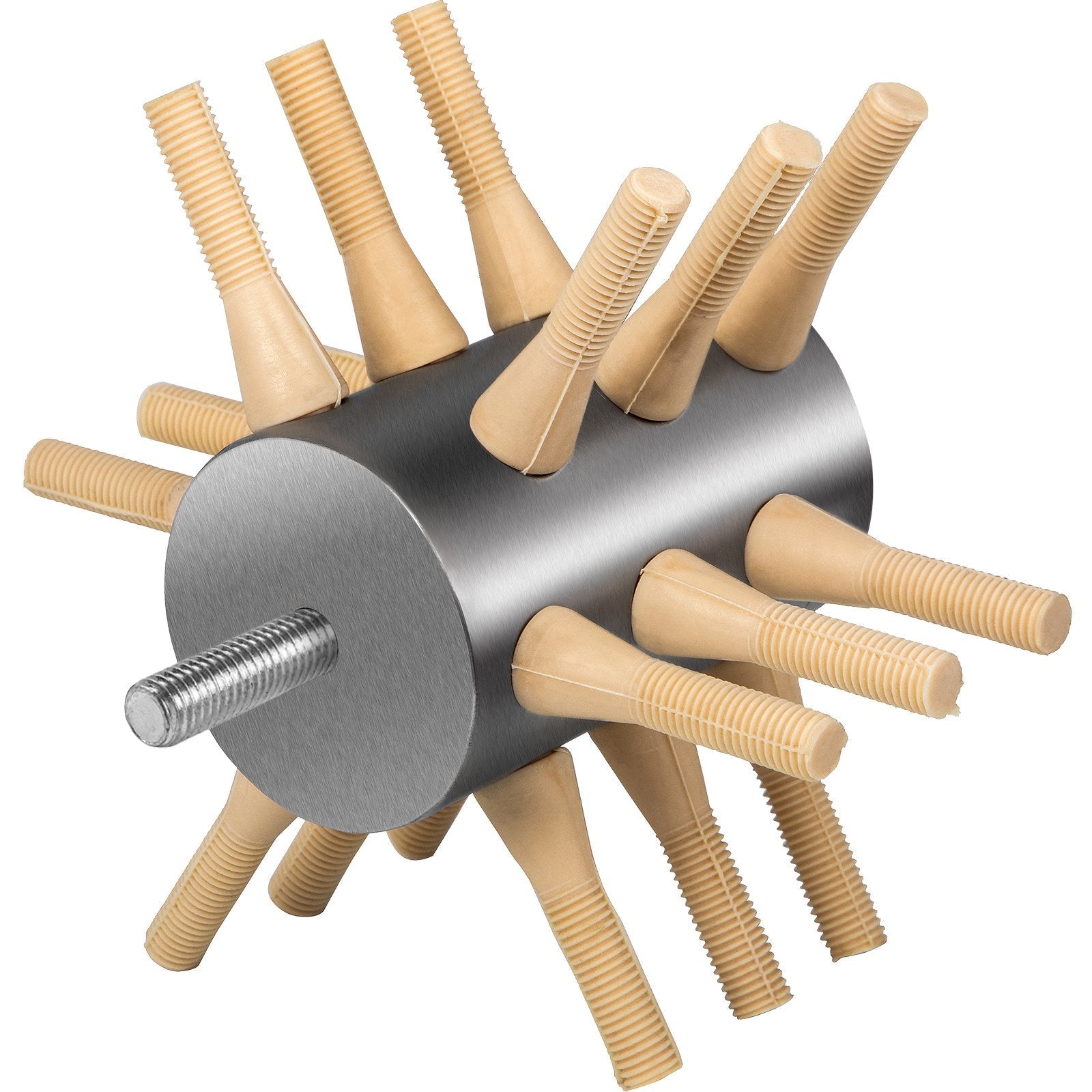 VEVOR Chicken Plucker Drill Attachment, Stainless Steel Drill Chicken Plucker, 18 Fingers Chicken Feather Plucker Machine, 0.4 Inches Shank Poultry Defeathering Machine For Small Chicken Quail Pigeon 