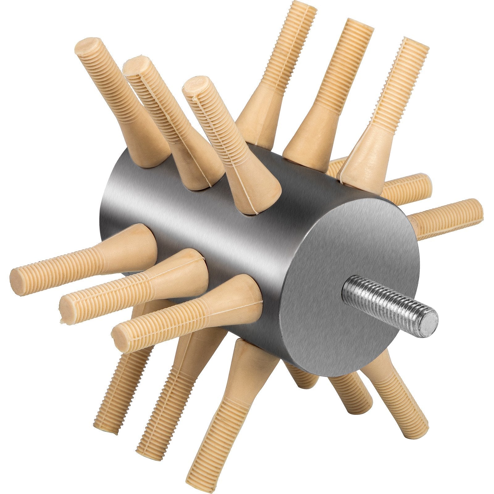 VEVOR Chicken Plucker Drill Attachment, Stainless Steel Drill Chicken Plucker, 18 Fingers Chicken Feather Plucker Machine, 0.4 Inches Shank Poultry Defeathering Machine For Small Chicken Quail Pigeon 
