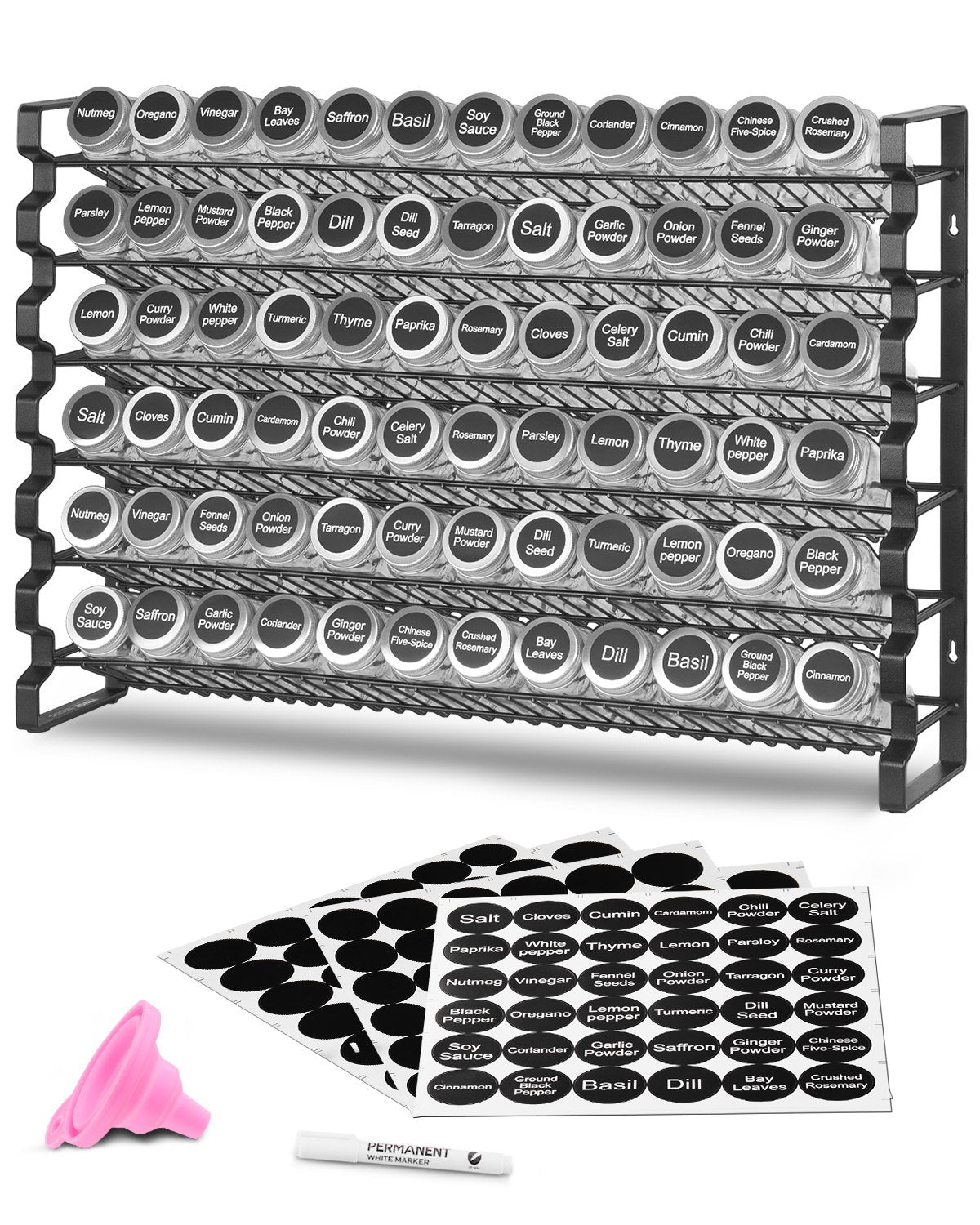 VEVOR Spice Rack Organizer for Cabinet Kitchen Seasoning Organizer  23x16 in 