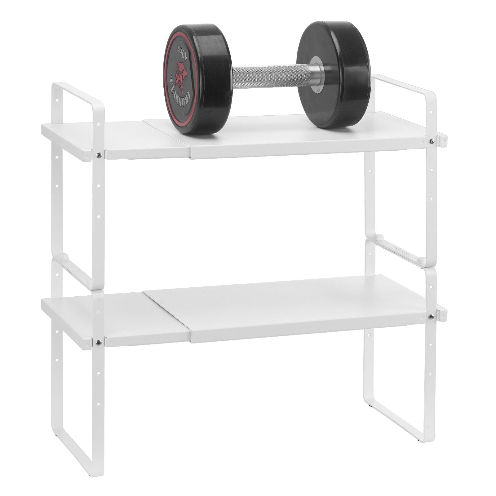 VEVOR 2 Tier Cabinet Organizer Shelf Counter Shelves Steel Storage Spice Rack 