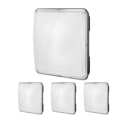 VEVOR 4 PCS LED Canopy Light 150W 16500LM 5000K Daylight Outdoor Canopy Lighting 