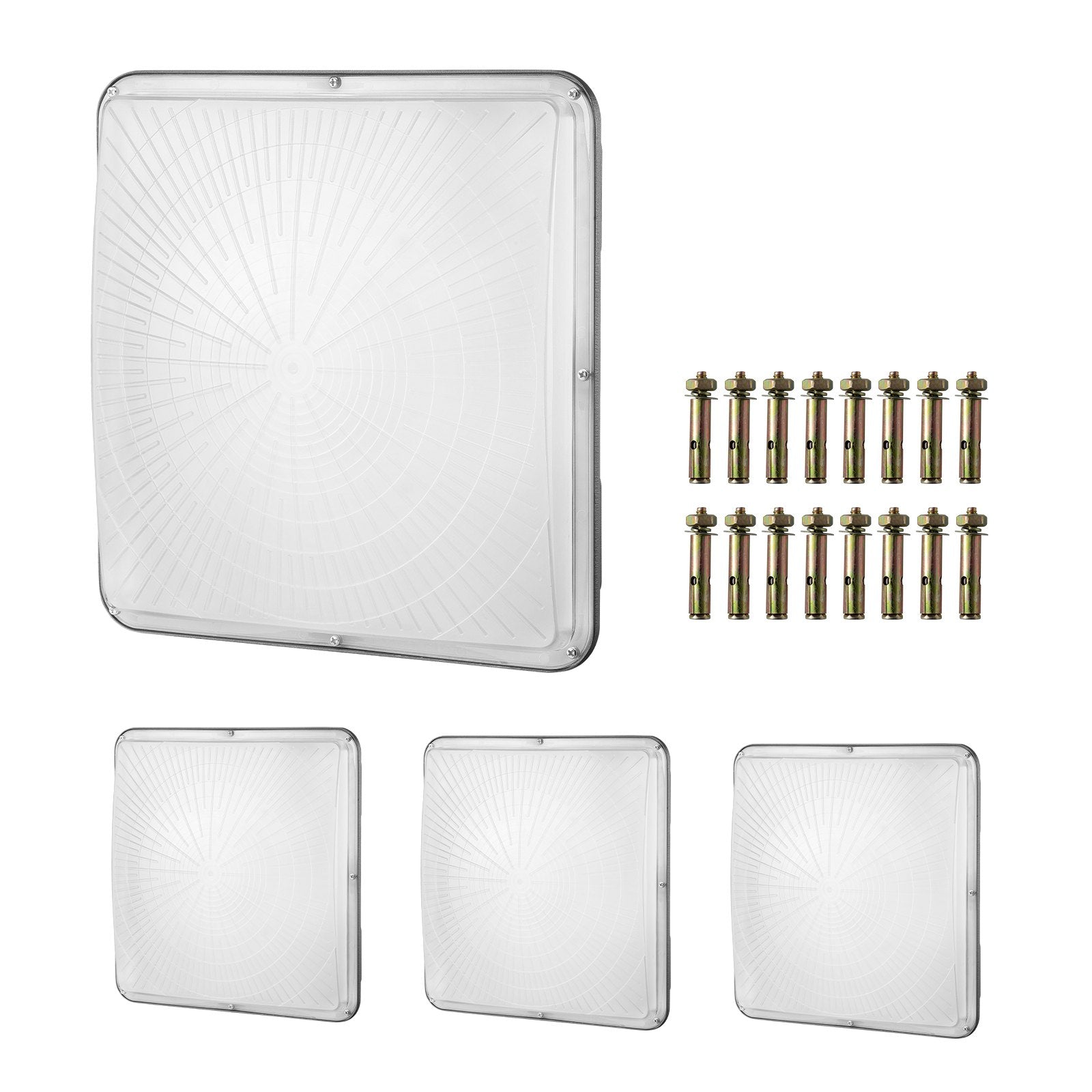 VEVOR 4 PCS LED Canopy Light 150W 16500LM 5000K Daylight Outdoor Canopy Lighting 