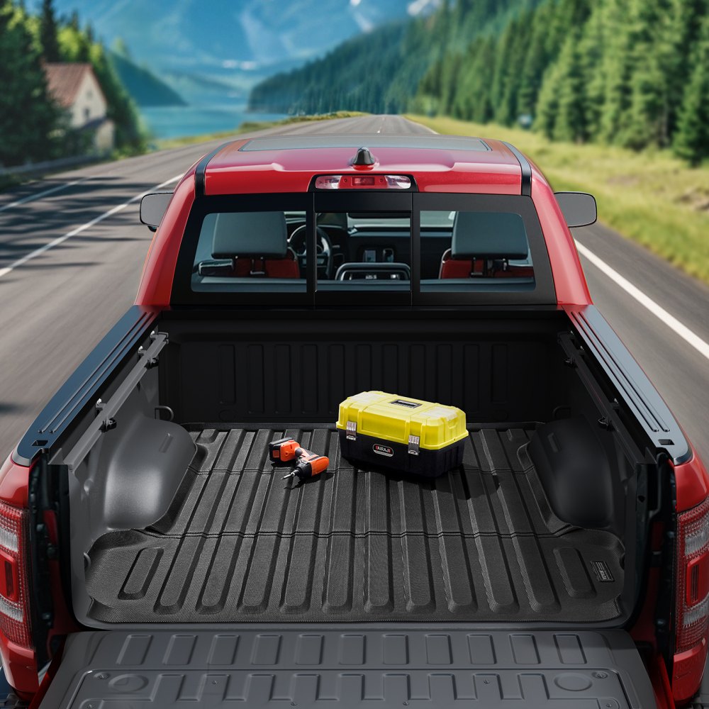 VEVOR Truck Bed Mat Fit 2019-2024 Dodge Ram1500 TPE Truck Bed Liner Accessories 