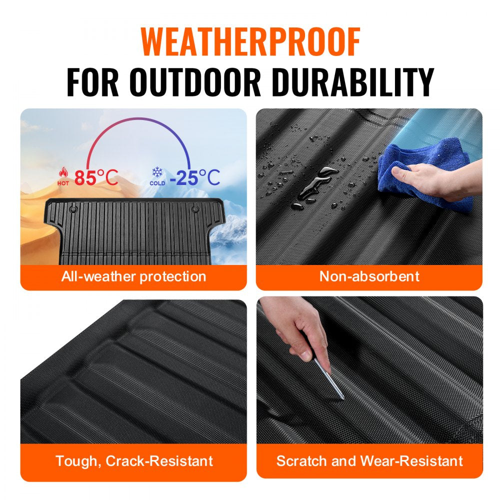 VEVOR Truck Bed Mat Fit 2022-2024 Toyota Tundra TPE Truck Bed Liner Accessories 