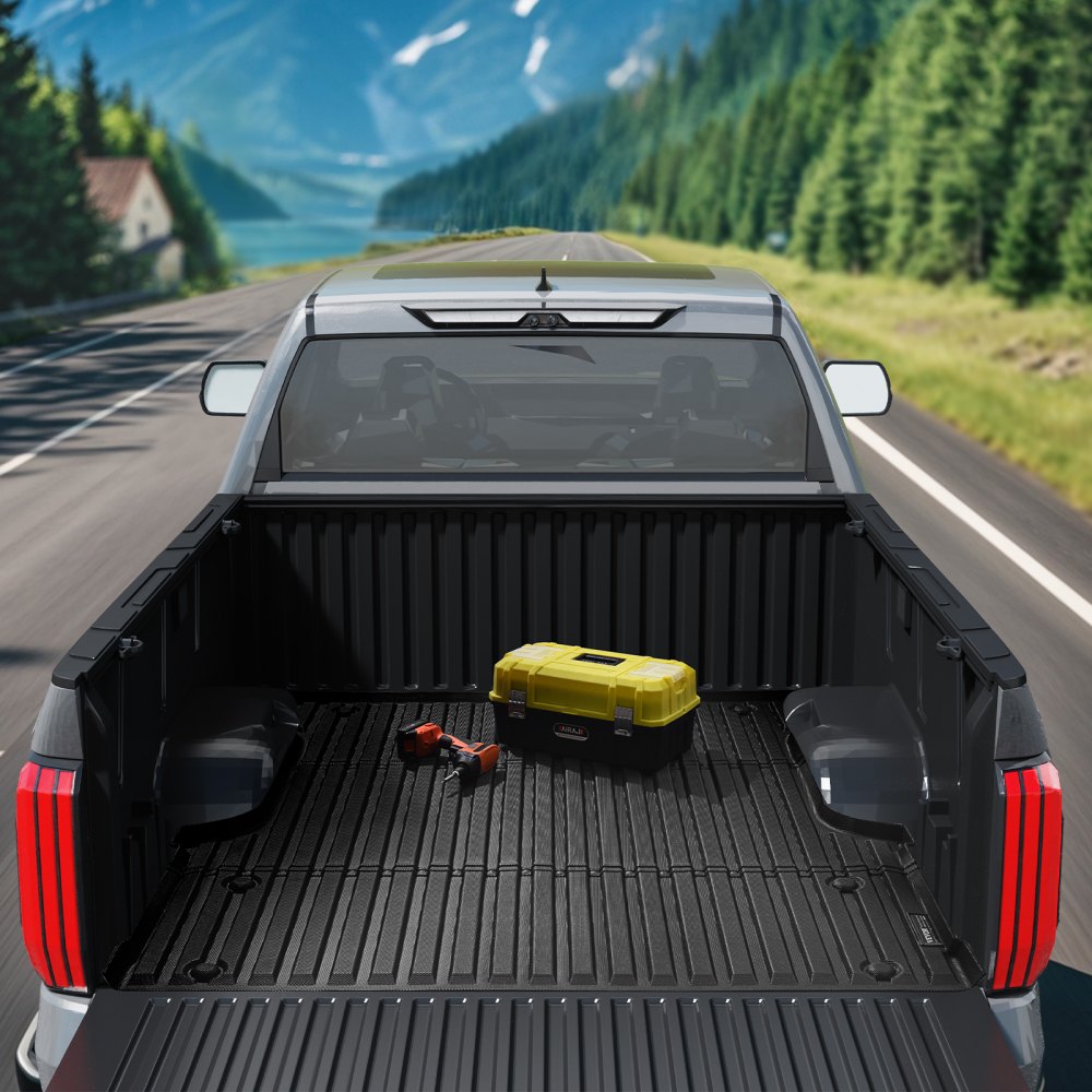 VEVOR Truck Bed Mat Fit 2022-2024 Toyota Tundra TPE Truck Bed Liner Accessories 