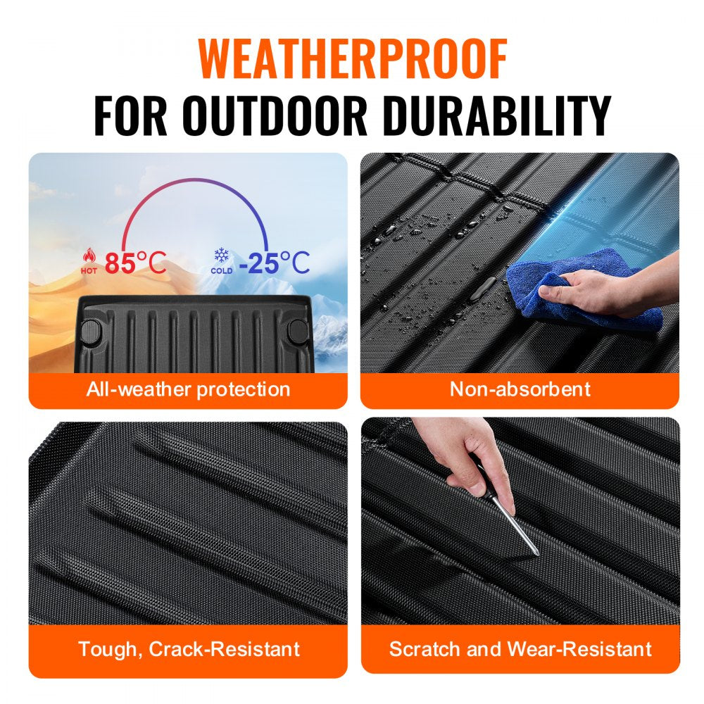 VEVOR Truck Bed Mat Fit 2022-2024 Ford Maverick TPE Truck Bed Liner Accessories 