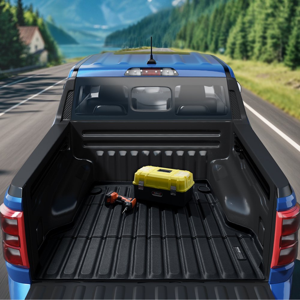 VEVOR Truck Bed Mat Fit 2022-2024 Ford Maverick TPE Truck Bed Liner Accessories 