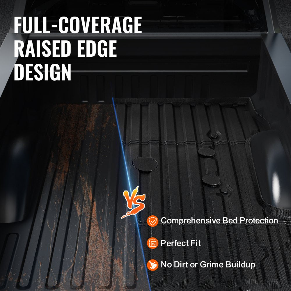 VEVOR Truck Bed Mat Fit 2017-2024 Ford F250/F350 TPE Truck Bed Liner Accessories 