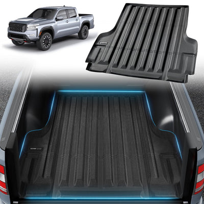 VEVOR Truck Bed Mat Fit 2022-2024 Nissan Frontier TPE Truck Bed Liner Accessory 