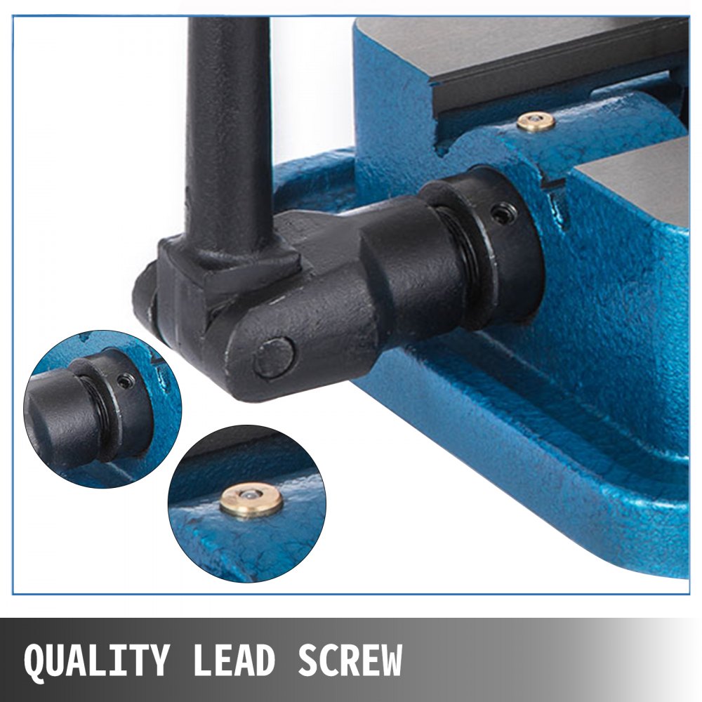 VEVOR 80MM Heavy Duty Milling Vise Bench Clamp Vise High Precision Clamping Vise 3 Inch Jaw Width with 360 Degree Swiveling Base CNC Vise 