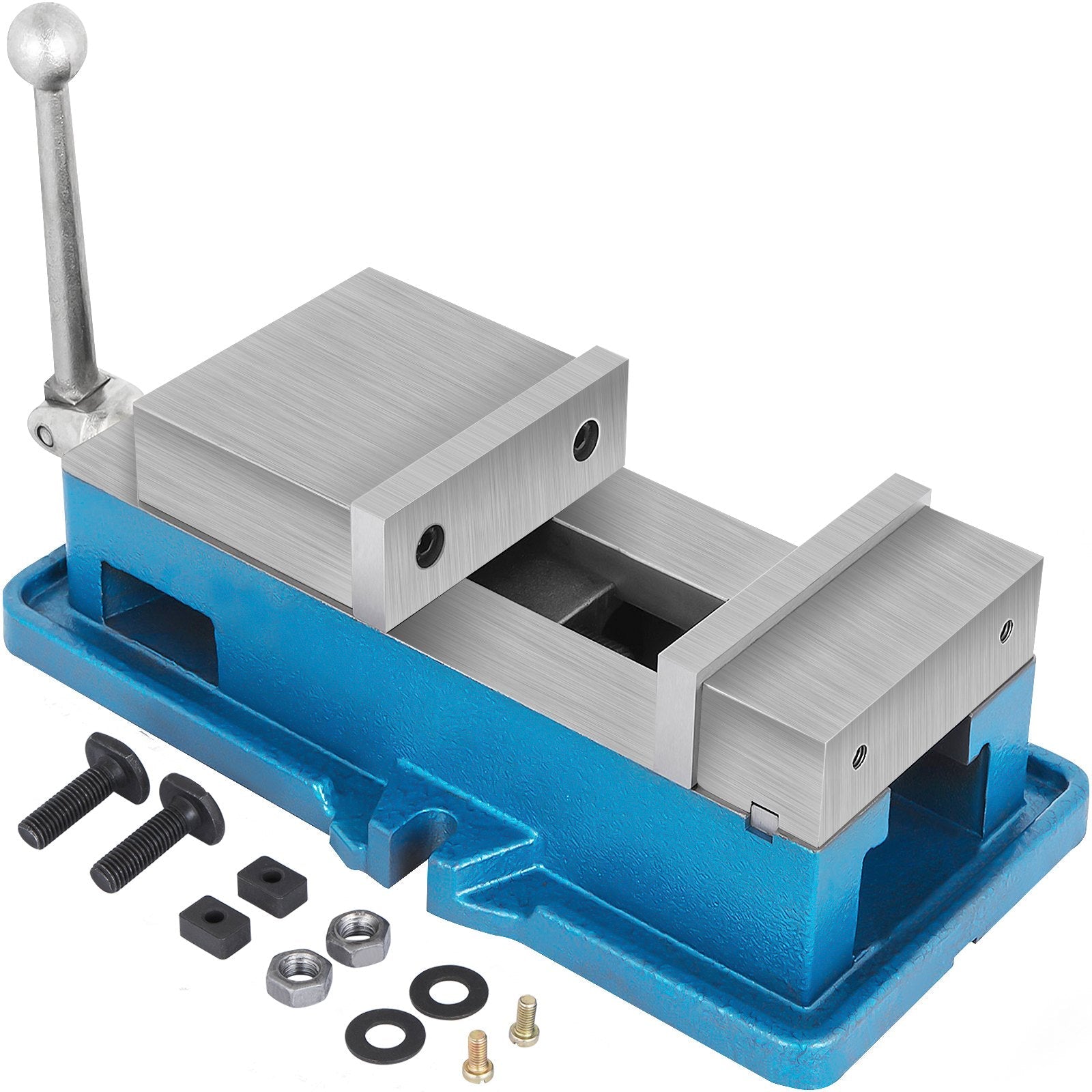VEVOR 5 Inch ACCU Lock Down Vise Precision Milling Vice 5 Inch Jaw Width Drill Press Vise Milling Drilling Machine Bench Clamp Clamping Vice 