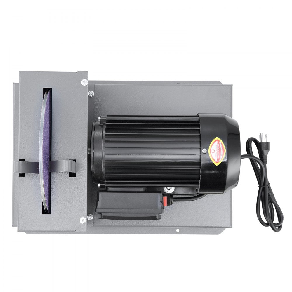 VEVOR Lawn Mower Blade Sharpener, 1HP 750W Lawnmower Blade Grinder with 9-inch Ceramic Grinding Wheel, Powerful Bench Mower Sharpening Machine for High/Low Lift Blades, Gator Blades, Flat Blades 