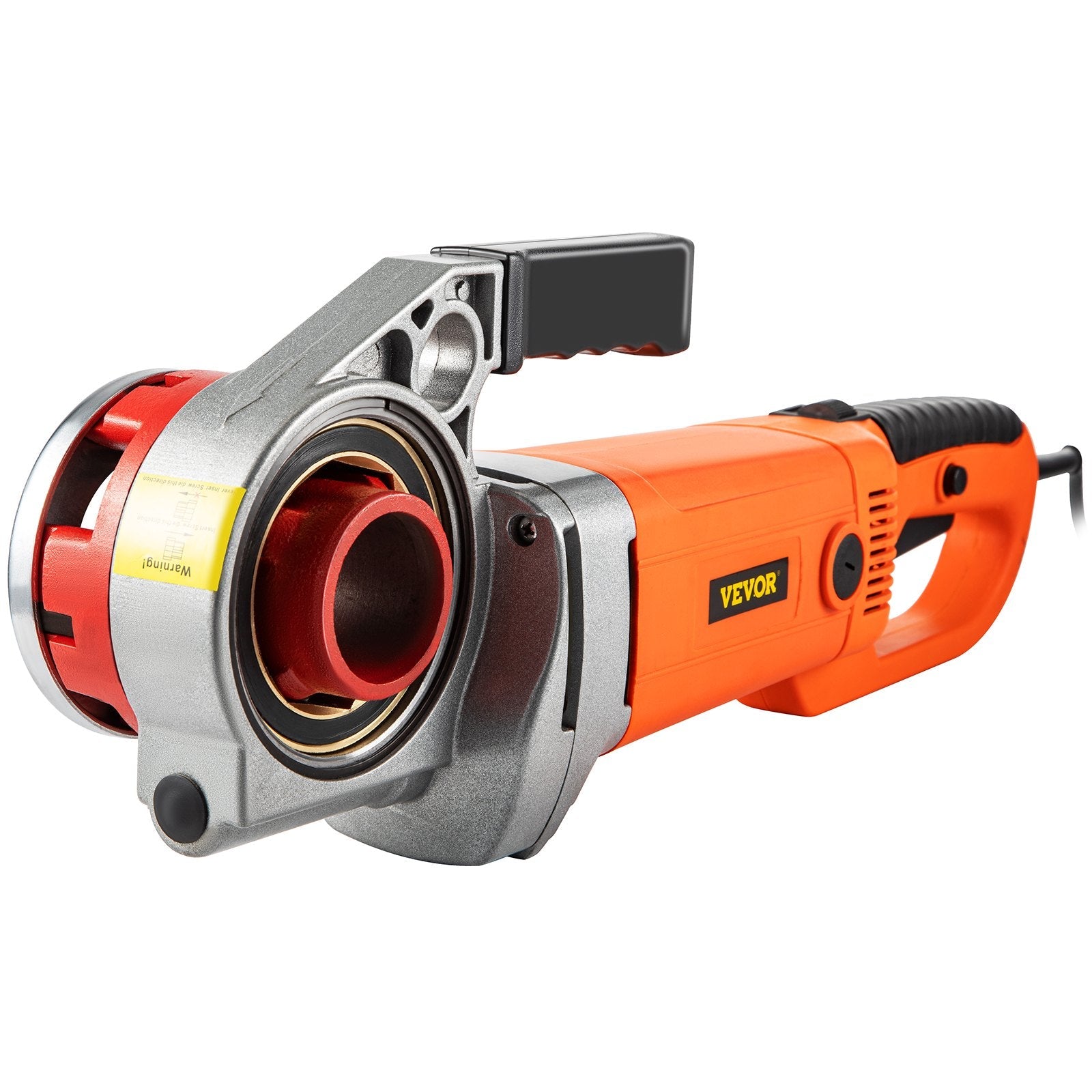 VEVOR Electric Pipe Threader, 2300W Pipe Threading Machine, Heavy-Duty Hand-Held Power Drive Kit, 110V Pipe Threader Machine Copper Motor, Portable Pipe Threader with 6 Dies 1/2"-2" and Carrying Case 