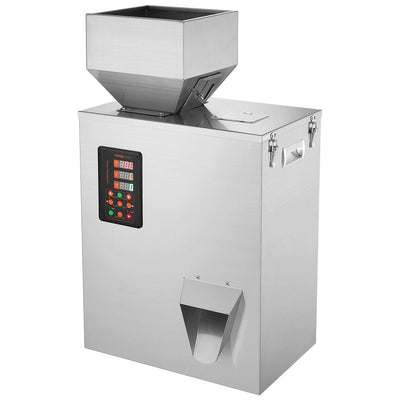 VEVOR Powder Filling Machine, 0.022-1.1lbs/10-500g, Automatic Intelligent Particle Weighing Filling Machine, Bottle Bag Powder Filler Particle Dispenser for Tea Seeds Grains Powder Flour Beans Glitter 