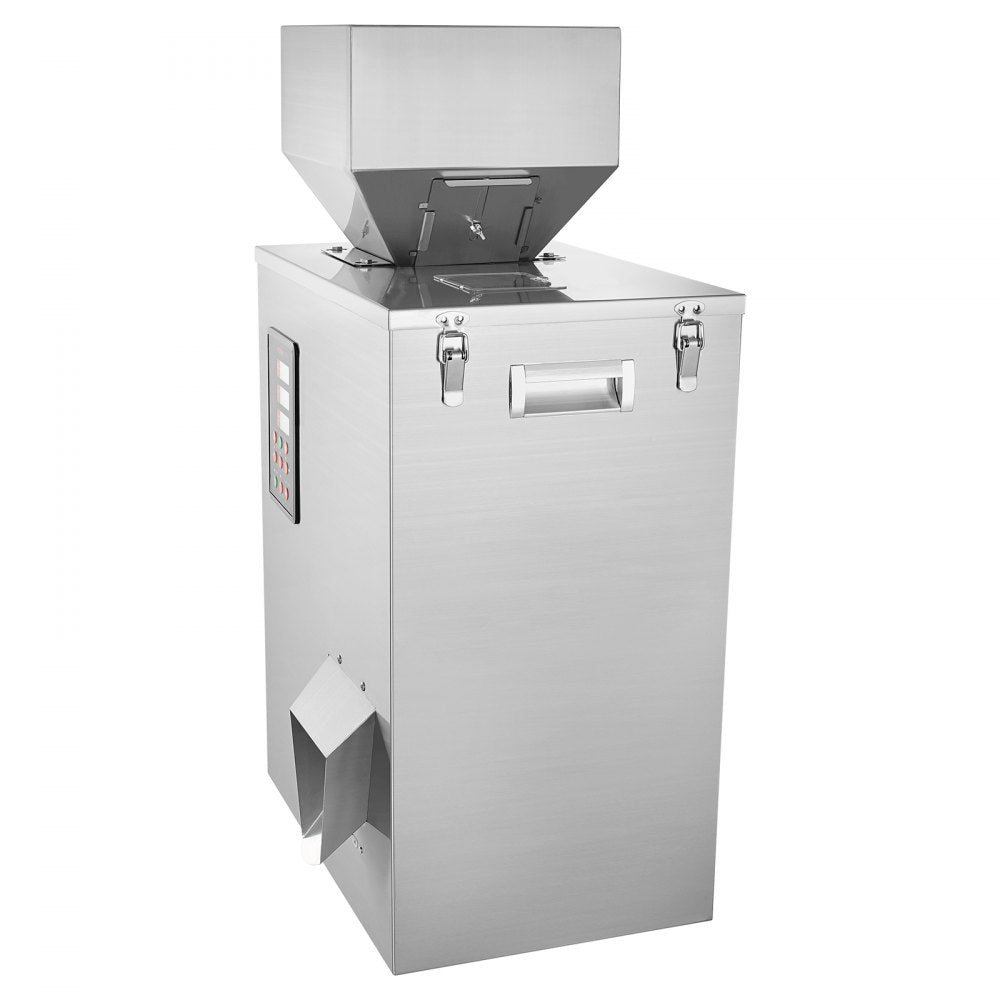 VEVOR Powder Filling Machine, 0.022-1.1lbs/10-500g, Automatic Intelligent Particle Weighing Filling Machine, Bottle Bag Powder Filler Particle Dispenser for Tea Seeds Grains Powder Flour Beans Glitter 