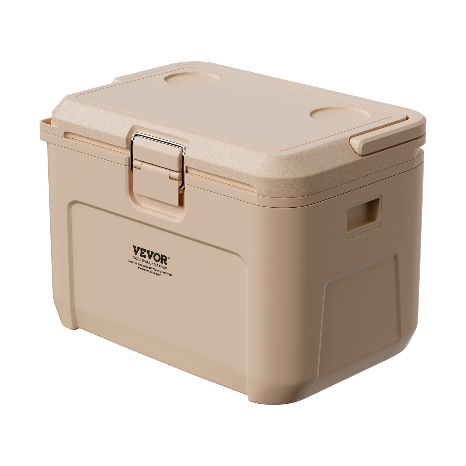 VEVOR Portable Cooler 16.5 QT Insulated Cooler 23 Can Capacity with Cup Holder 