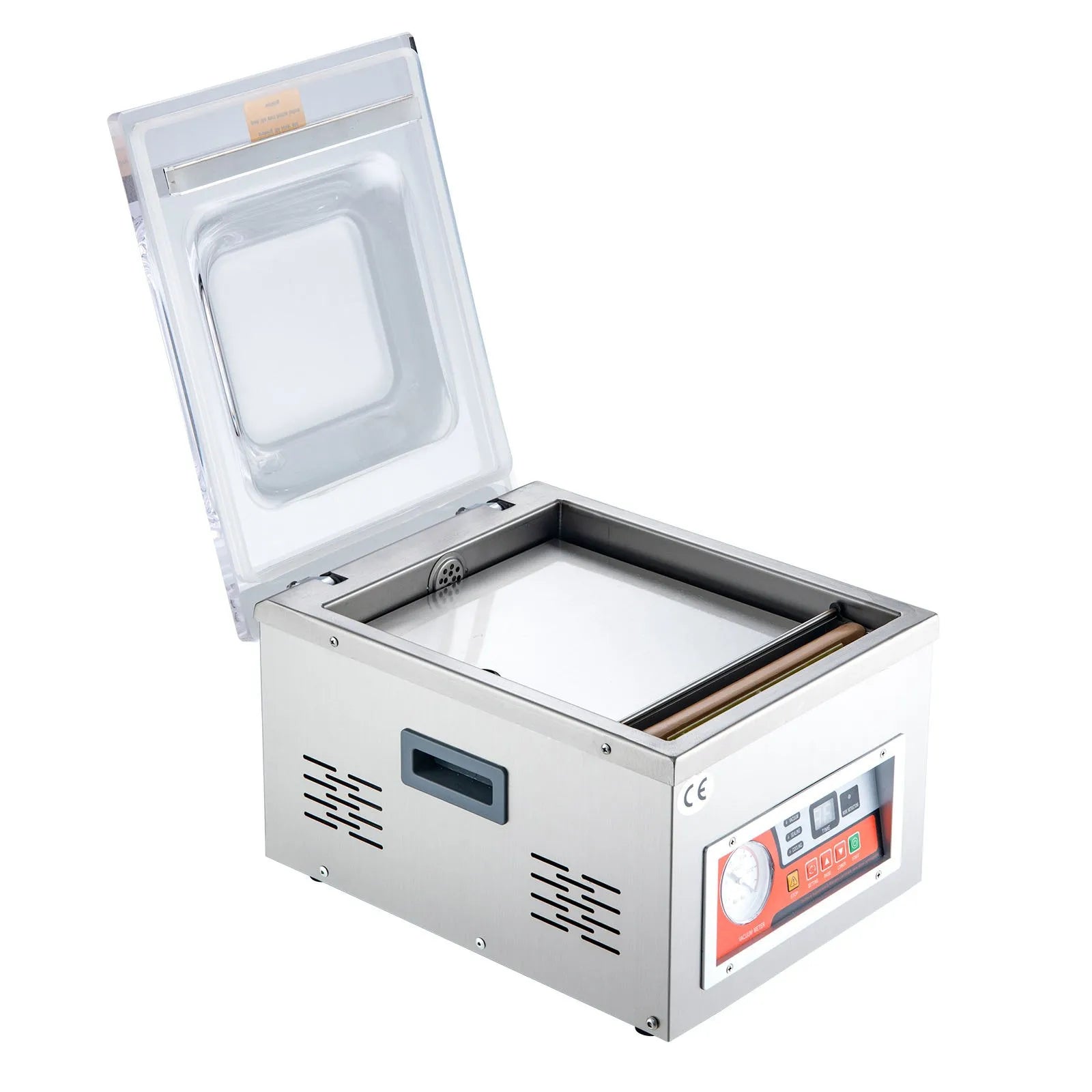 VEVOR Chamber Vacuum Sealer, 260W Sealing Power, Vacuum Packing Machine for Wet Foods, Meats, Marinades and More, Compact Size with 15.7" Sealing Length, Applied in Home Kitchen and Commercial Use