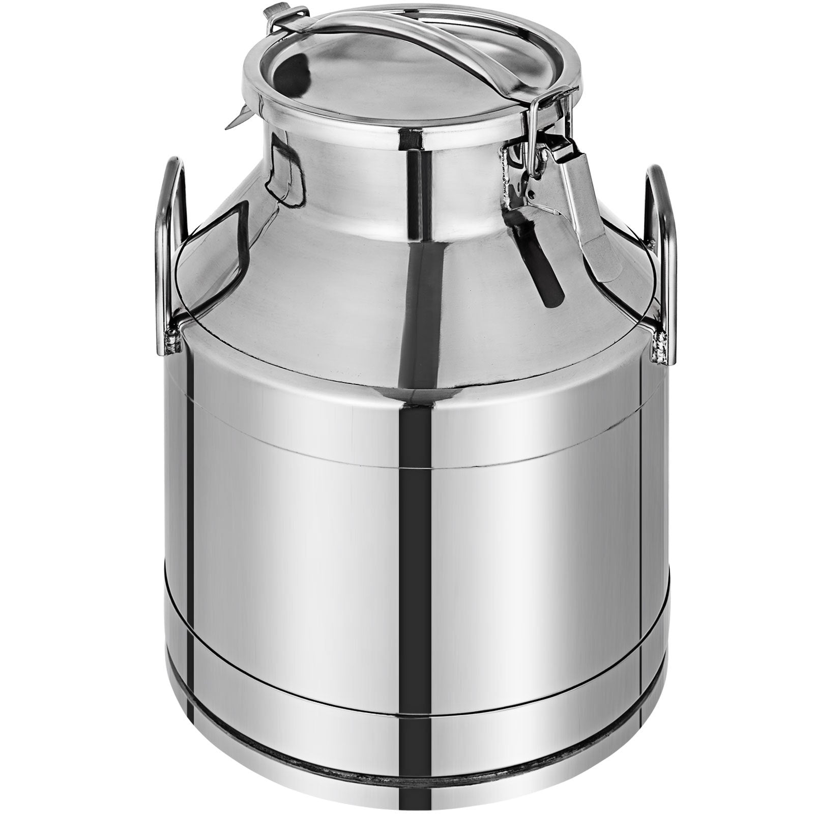 VEVOR Stainless Steel Milk Can 20 Liter Milk Bucket Wine Pail Bucket 5.25 Gallon Milk Can Tote Jug with Sealed Lid Heavy Duty 