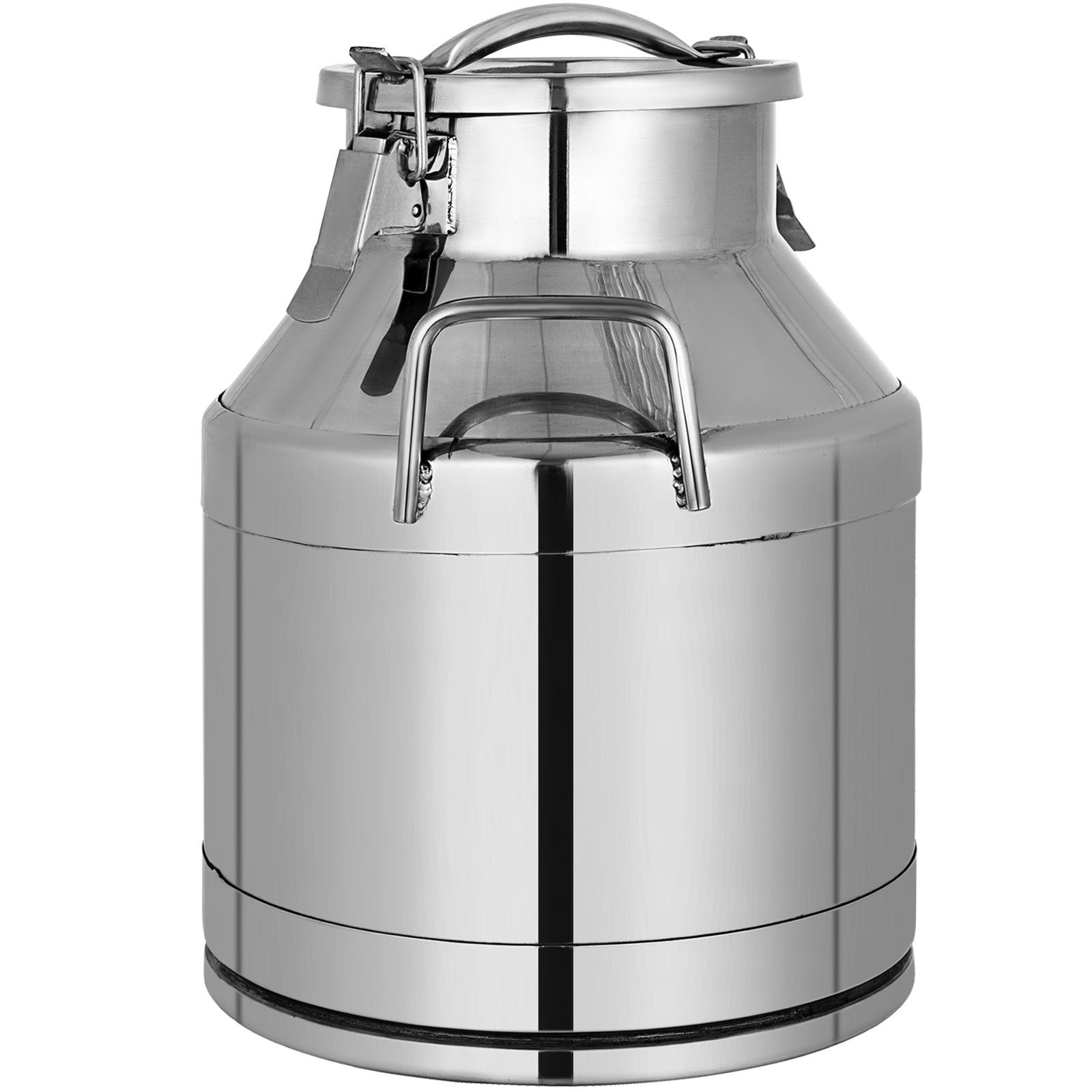 VEVOR Stainless Steel Milk Can 20 Liter Milk Bucket Wine Pail Bucket 5.25 Gallon Milk Can Tote Jug with Sealed Lid Heavy Duty 