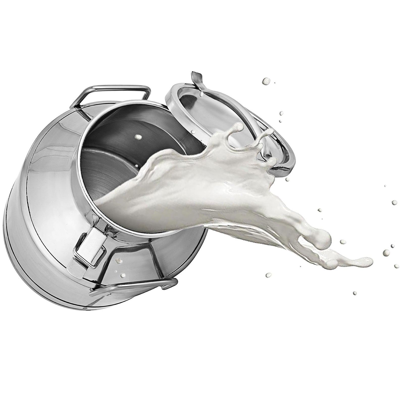 VEVOR Milk Can 50 Liter 304 Stainless Steel Milk Bucket Wine Pail Bucket 13.25 Gallon Milk Can Tote Jug with Sealed Lid Heavy Duty 