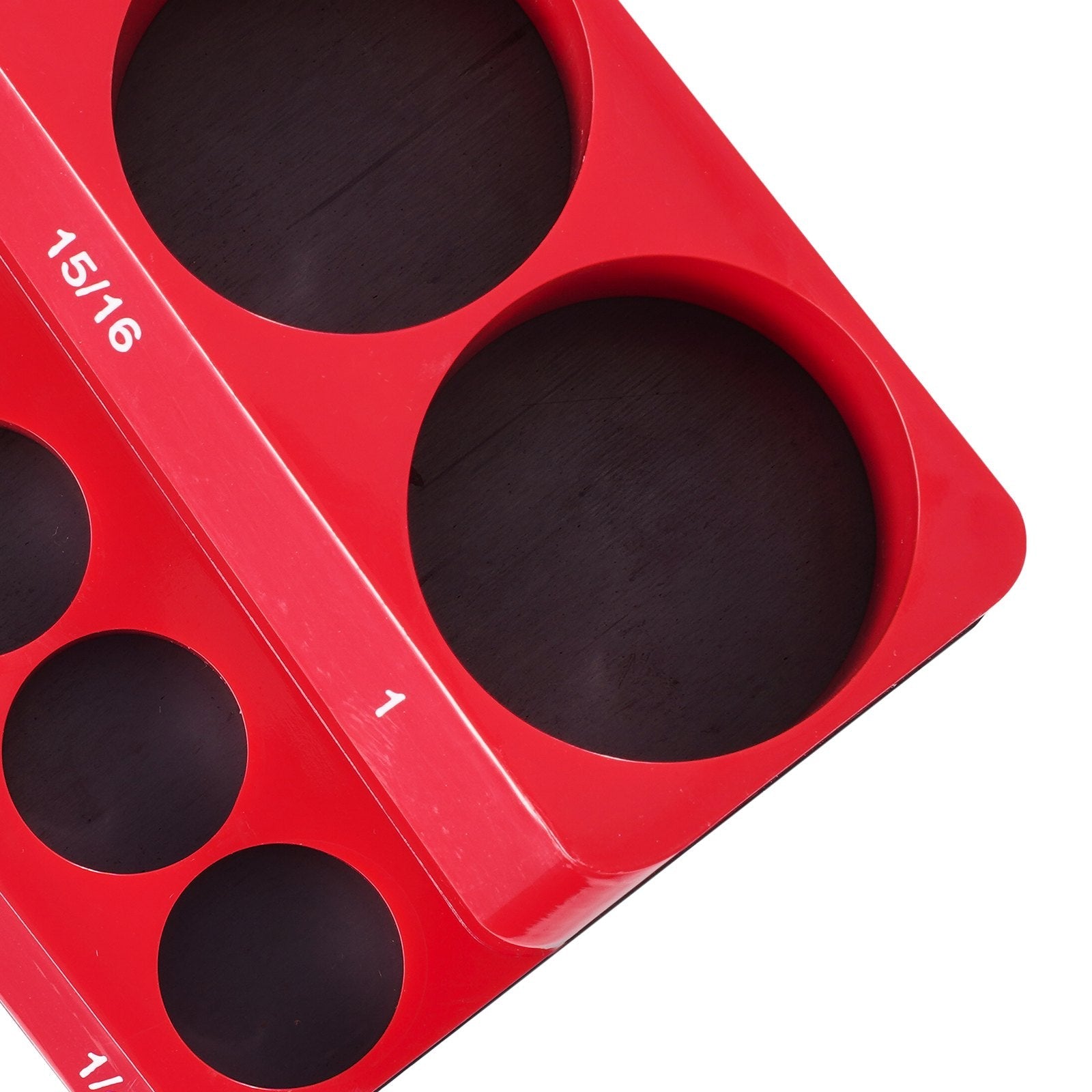VEVOR Magnetic Socket Organizer Set 4PCS Socket Trays Blue & Red for Metric SAE 
