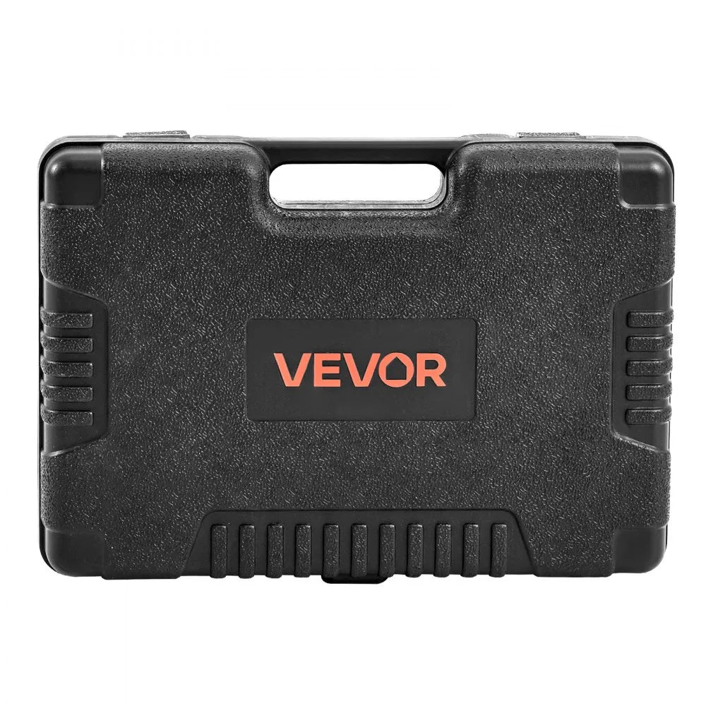 VEVOR 108-Piece Socket Set, 1/4" & 1/2" Drive Metric Socket and Ratchet Tool Kit, 4–32 mm