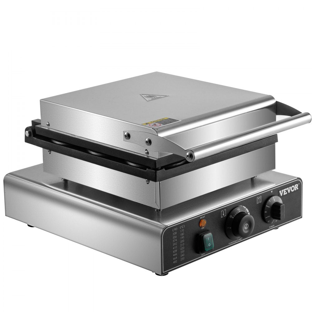 VEVOR Electric Donut Maker, 9 Holes Commercial Donut Machine, 2000W Electric Doughnut Machine, Double-Sided Heating Commercial Donut Maker, for Home & Commercial Use with Non-stick Teflon Coating 