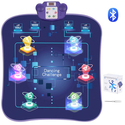 VEVOR Dance Mat for Kids Dance Pad Toy with Wireless Bluetooth Gift for 3+ Girls 