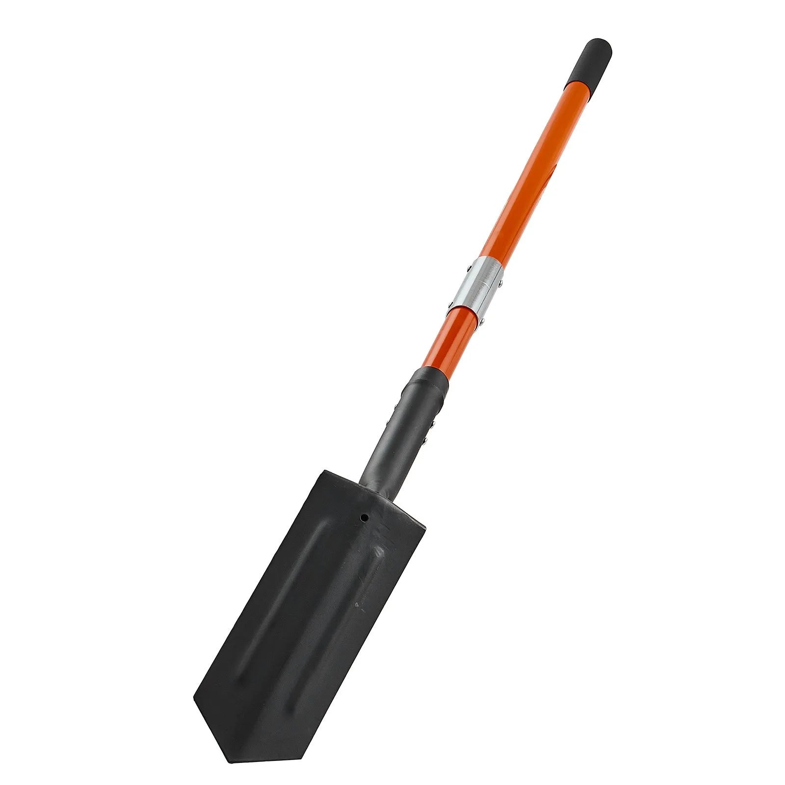 VEVOR Trench Shovel, 4 in Blade Heavy-Duty Trenching Shovel, Narrow Spade Trench Digger with Fiberglass Handle and Non-Slip Grip, for Gardening, Digging Holes, Trenching, and Planting, 56 in Long 