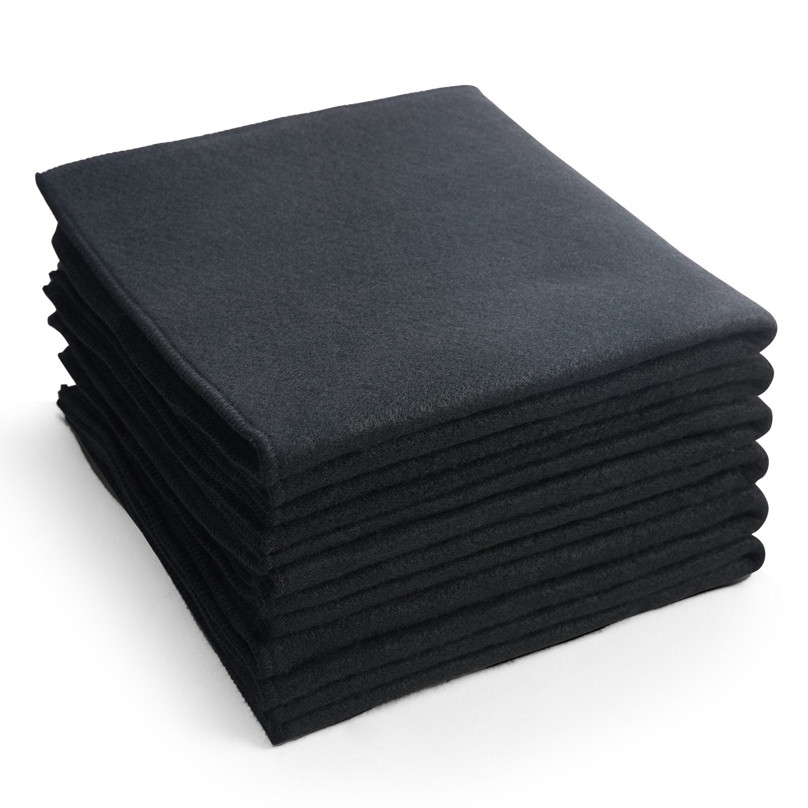 VEVOR Carbon Felt Welding Blanket 6 Pack, 21" x 20" Flame Retardant Welding Blankets, Up To 1800°F Heat Resistant Blanket Set, Cuttable Carbon Fiber Fire Retardant Insulation Welding Mat Pad 