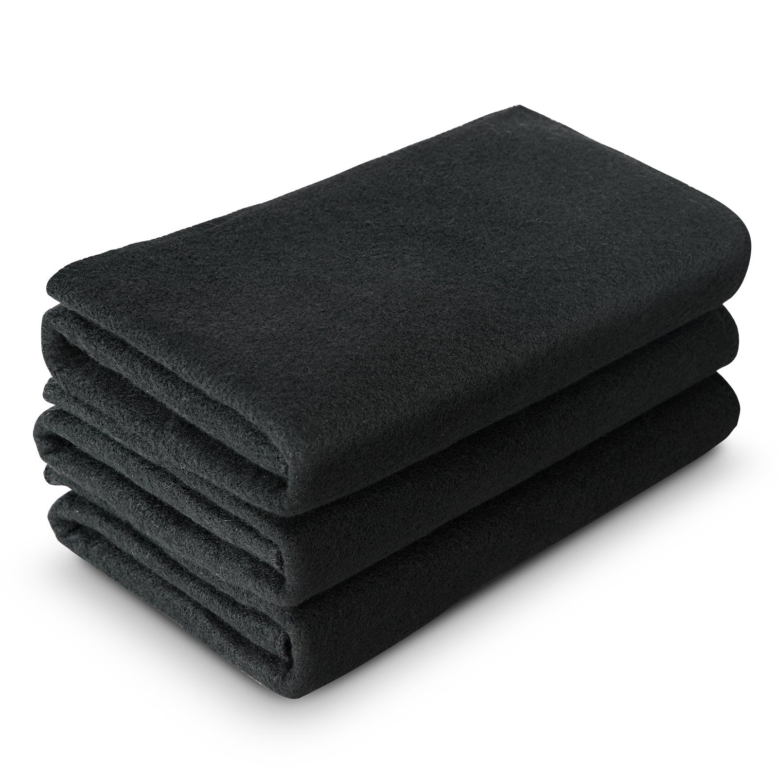 VEVOR Carbon Felt Welding Blanket 4 Pack, 37" x 36" Flame Retardant Welding Blanket, Up To 1800°F Heat Resistant Blanket Set, Cuttable Carbon Fiber Fire Retardant Insulation Welding Mat Pad 