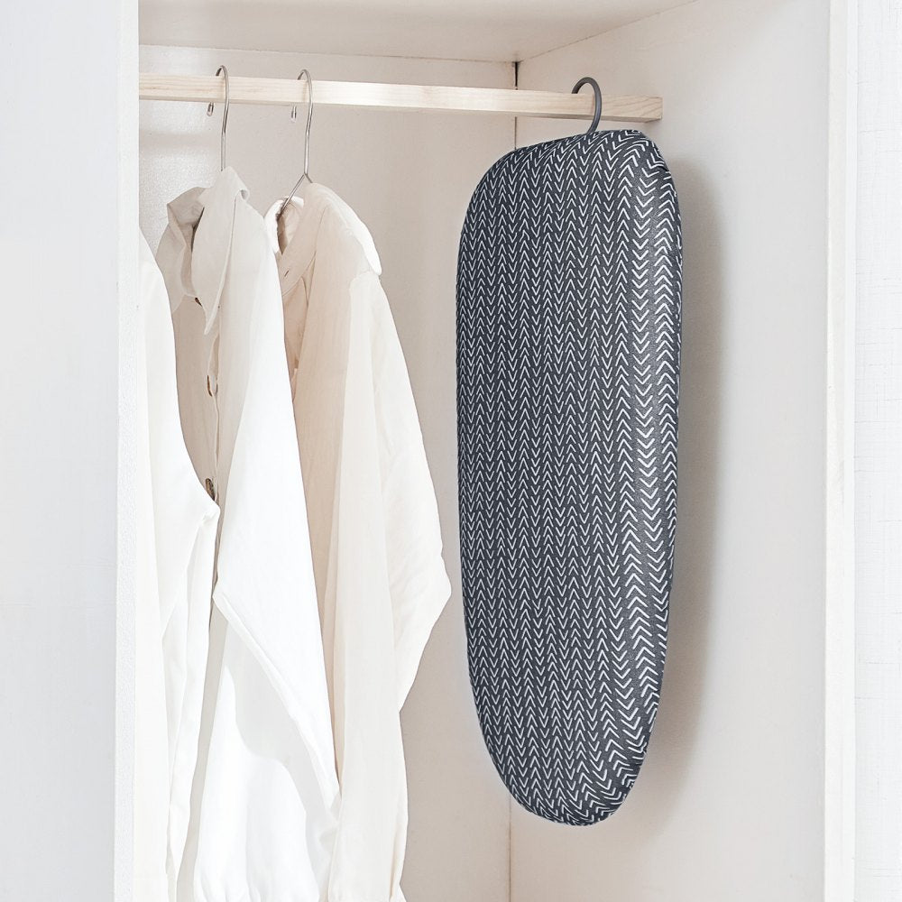 VEVOR Tabletop Ironing Board 23.4 x 14.4, Small Iron Board with Heat Resistant Cover and 100% Cotton Cover, Mini Ironing Board with 7mm Thickened Needle Cotton Layer for Small Spaces, Travel Use 