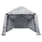 VEVOR Outdoor Portable Storage Shelter Shed, 10x15x8ft Heavy Duty  Instant Garage Tent Canopy Carport with Roll-up Zipper Door and Ventilated Windows For Cars, Motorcycle, Bike, Garden Tools
