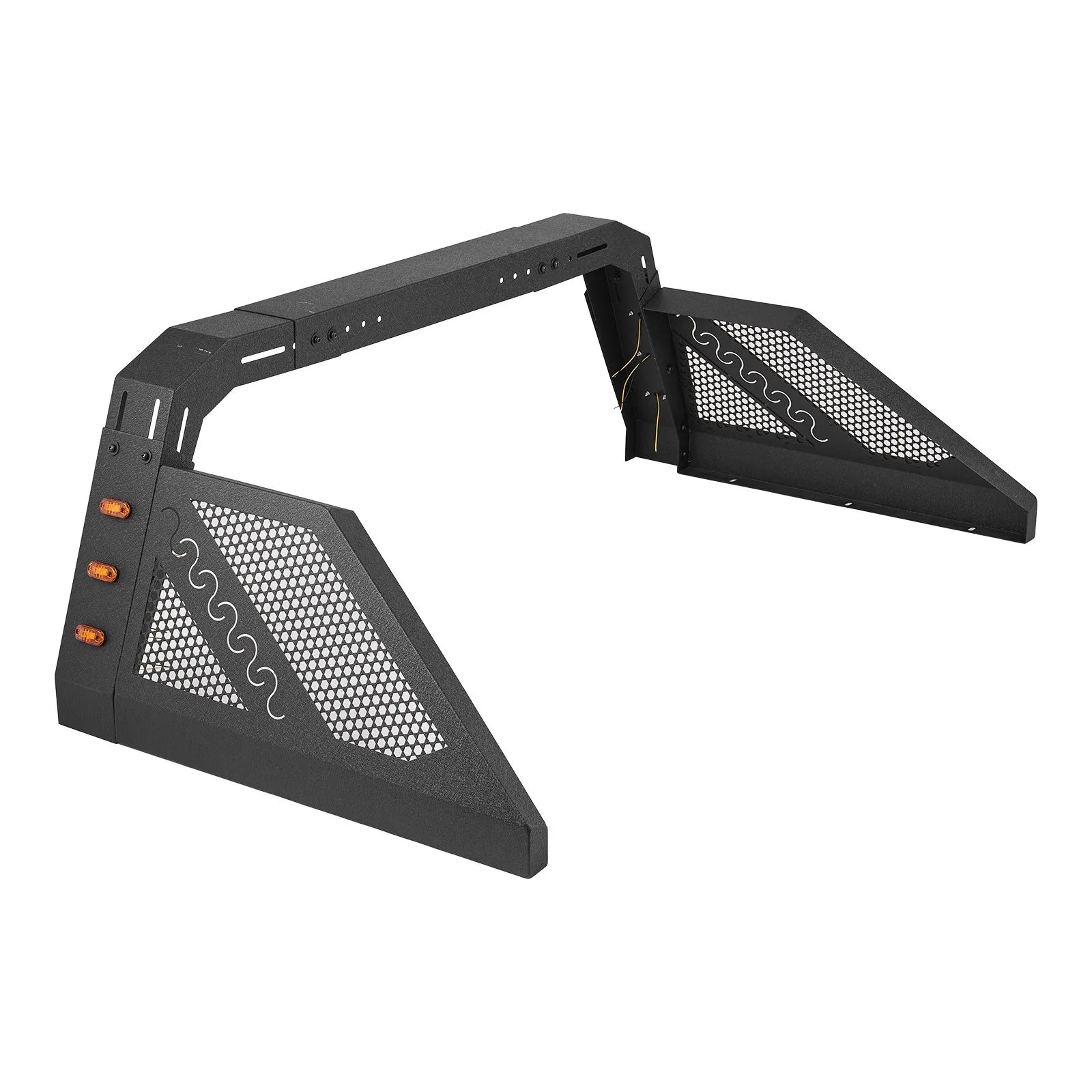 VEVOR Truck Bed Roll Bar Universal Chase Rack with Light for Full-Size Pickup