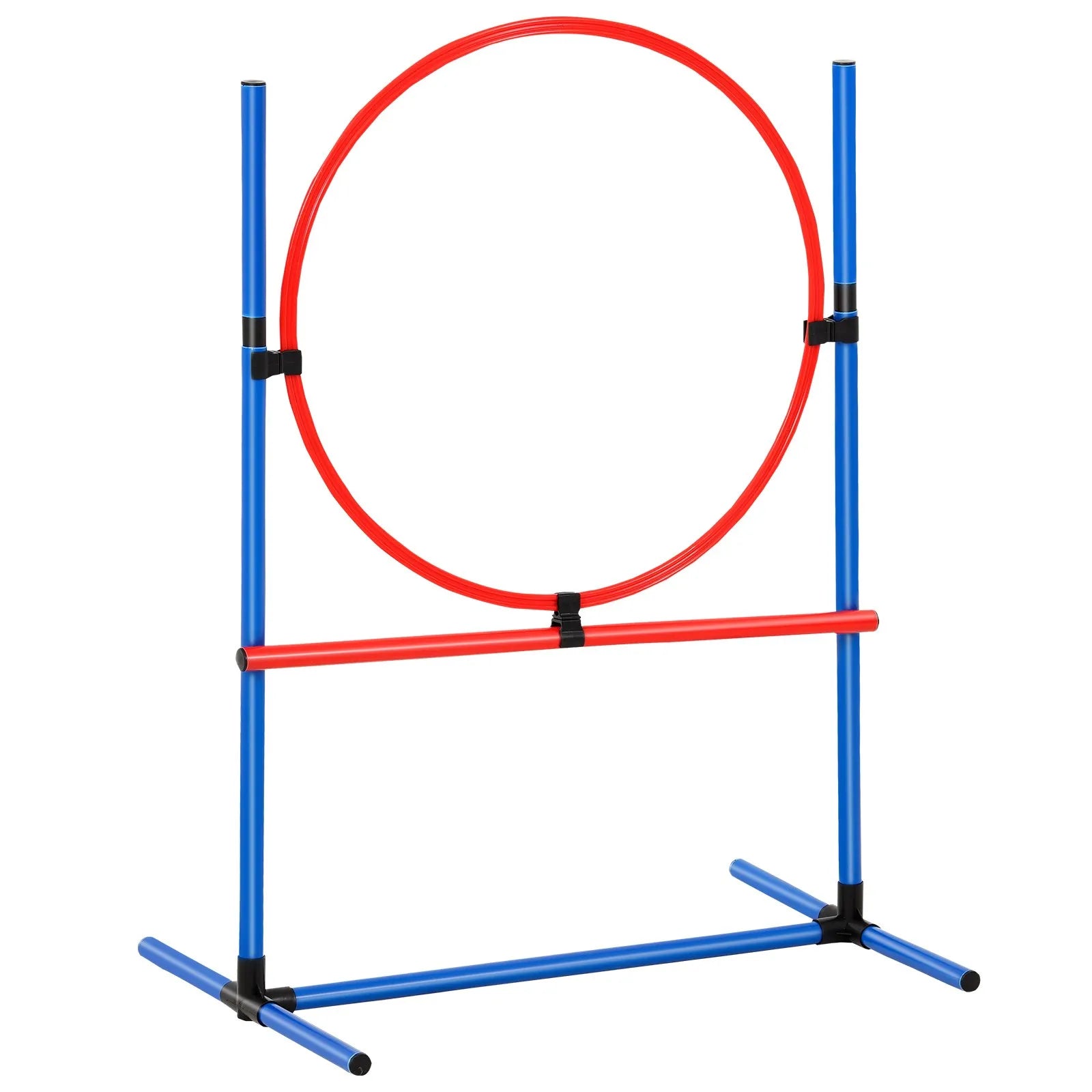 VEVOR Dog Agility Training Equipment 7 PCS Set Upgrade w/ Hurdles 2 Tunnels Ring