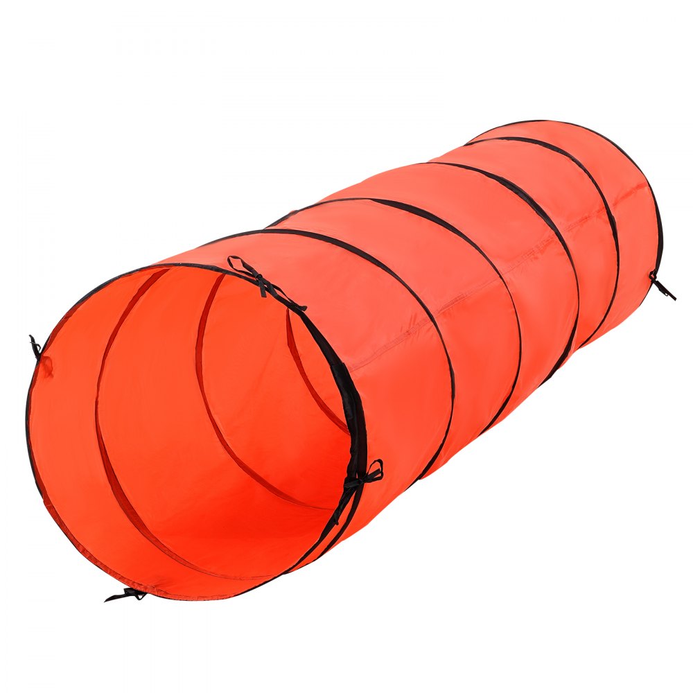 VEVOR Dog Agility Training Equipment 5 PCS Upgrade w/ Hurdles Extended Tunnel 