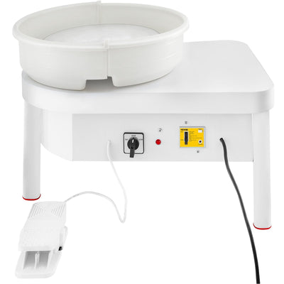 VEVOR Pottery Wheel 36cm Pottery Forming Machine with Foot Pedal Pottery Wheel for Adults 450W Electric Pottery Wheel for DIY Clay Art Craft 