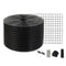 VEVOR 8 inch x 100ft Solar Panel Bird Guard, Critter Guard Roll Kit with 100pcs Stainless Steel Fasteners, Solar Panel Guard with Rust-proof PVC Coating, 1/2 inch Wire Roll Mesh