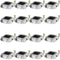 VEVOR Driveway Lights 16-Pack, Solar Driveway Lights with Switch Button, Solar Deck Lights Waterproof, Wireless Dock Lights 6 LEDs for Path Warning Garden Walkway Sidewalk Steps, LED Bright White