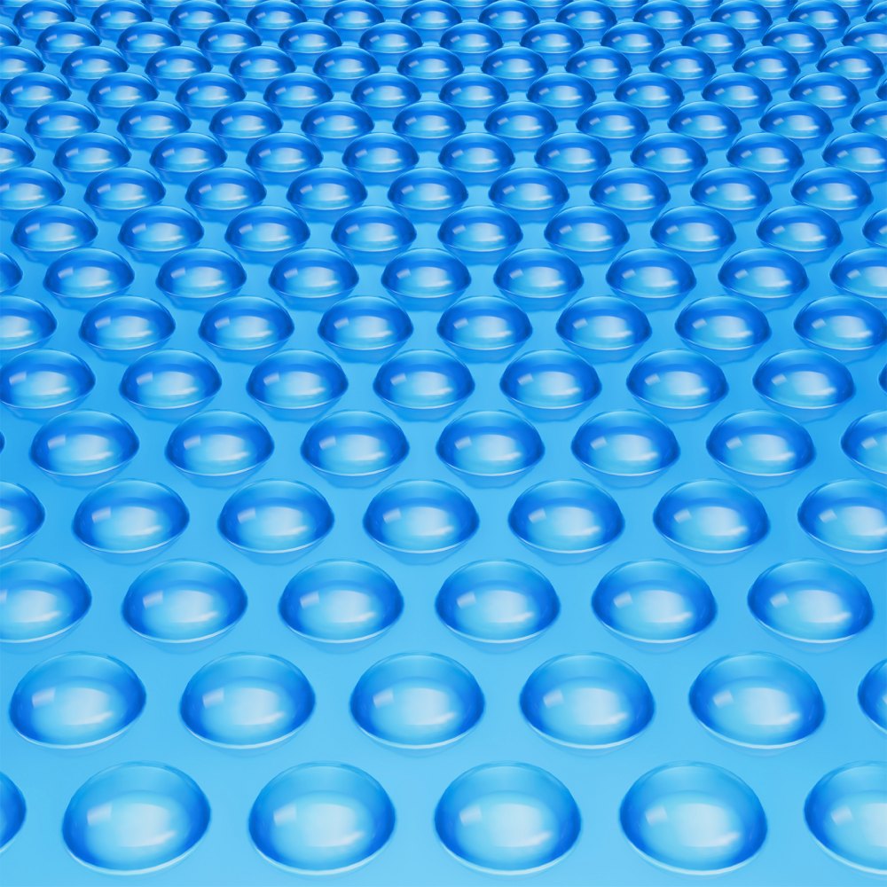 VEVOR Solar Pool Cover, 28 x 14 ft Rectangle Solar Blanket for Pools, Inground Above Ground Swimming Pool Solar Cover, 8 mil Solar Covers Blue 