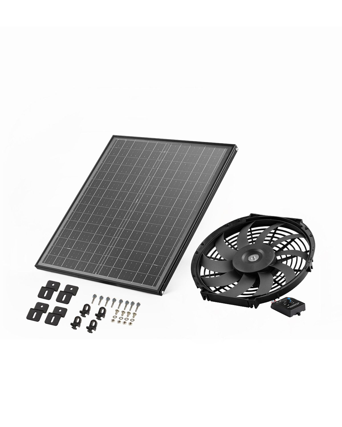 VEVOR 12" Gable Mount Fan 1300 CFM Attic Exhaust Fan with Adjustable Thermostat 