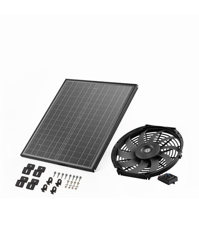 VEVOR 12" Gable Mount Fan 1300 CFM Attic Exhaust Fan with Adjustable Thermostat 