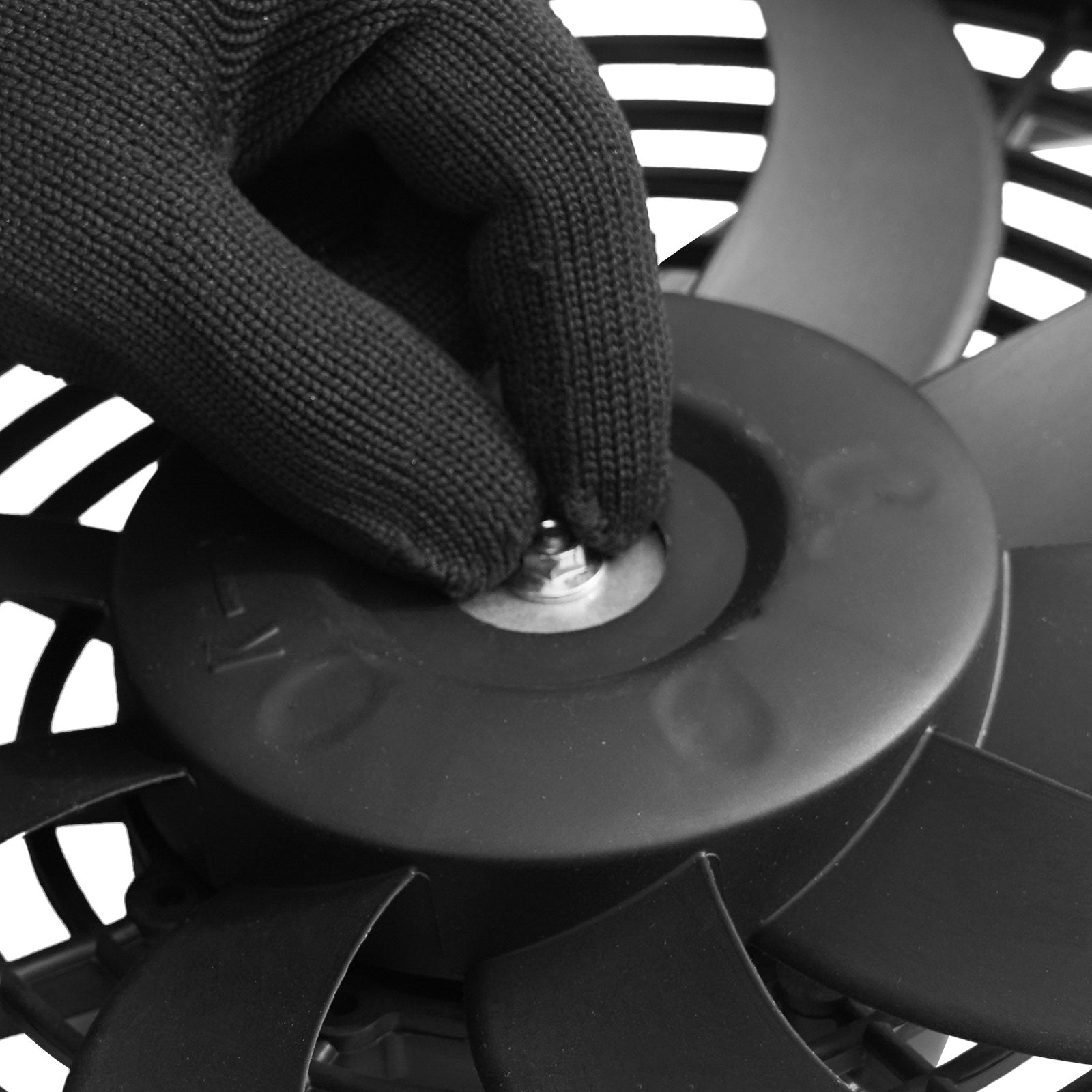 VEVOR 12" Gable Mount Fan 1300 CFM Attic Exhaust Fan with Adjustable Thermostat 