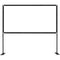 VEVOR Outdoor Movie Screen w/ Stand Portable Projector Screen 90