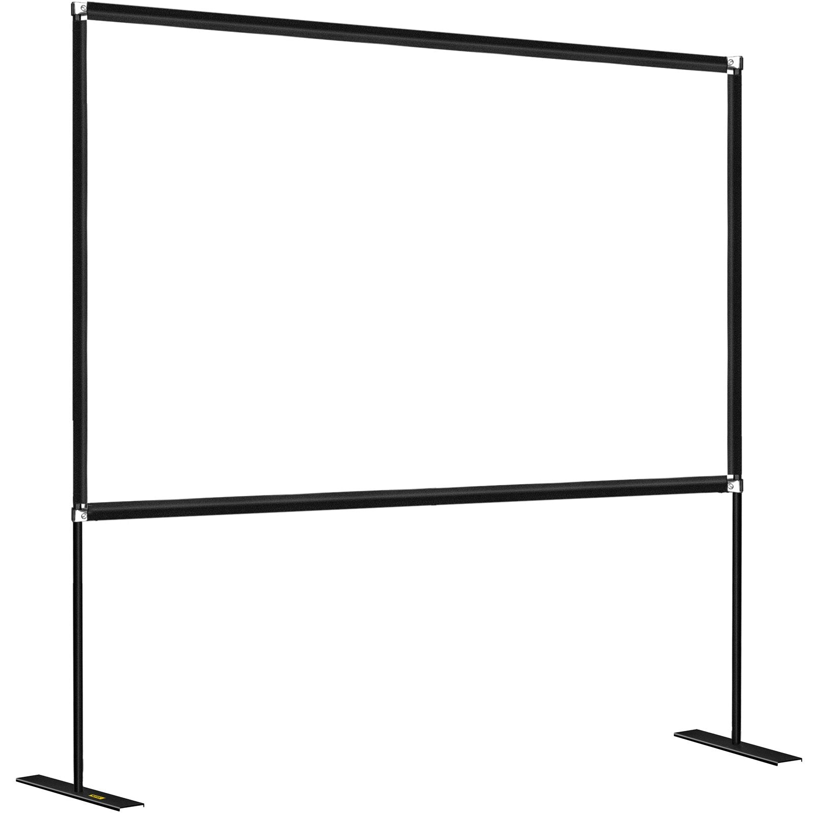 VEVOR Outdoor Movie Screen w/ Stand Portable Projector Screen 90" 16:9 HD 4K 