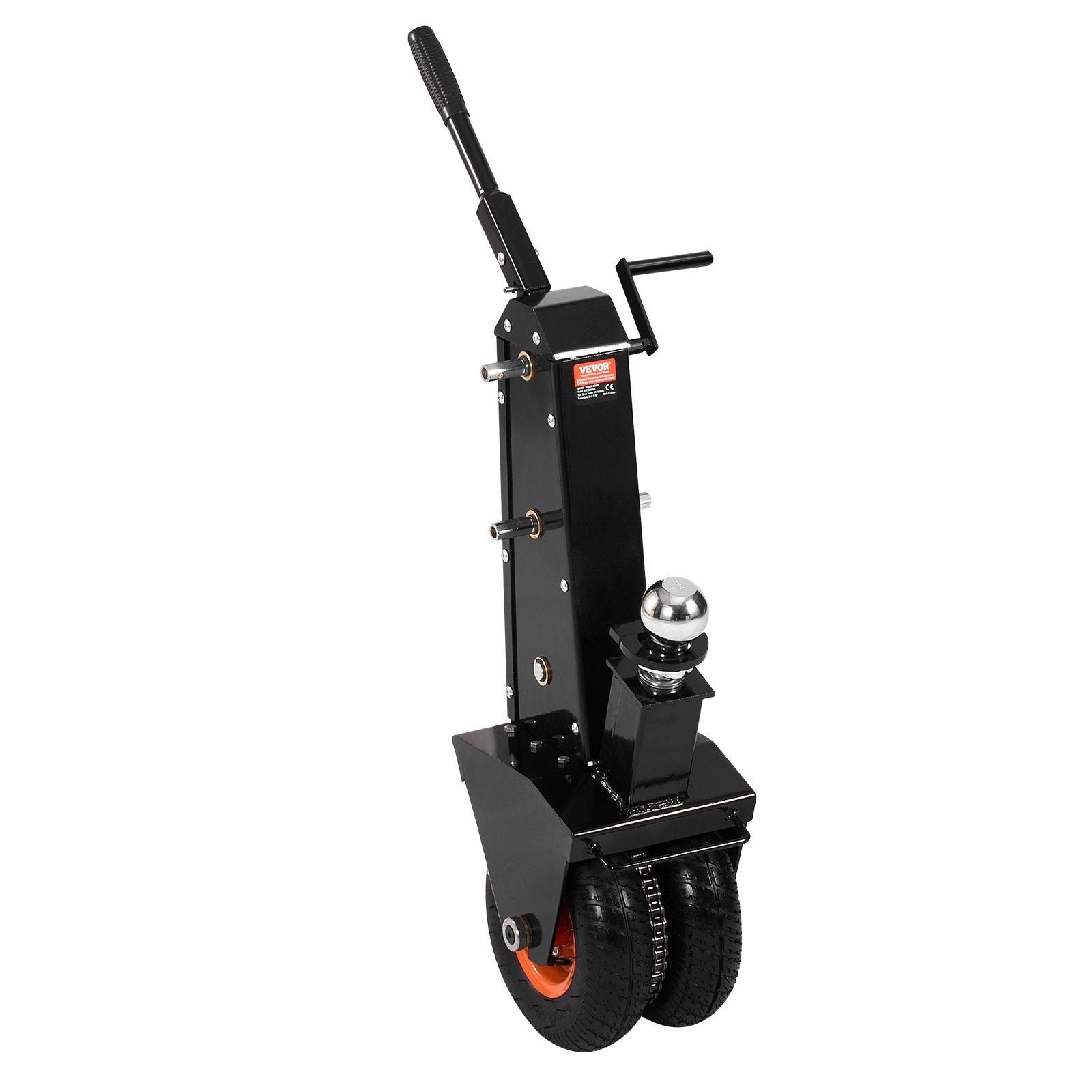 300lbs Adjustable Trailer Dolly 16.5 and 22 in Height 1-7/8 and 2 in Balls 