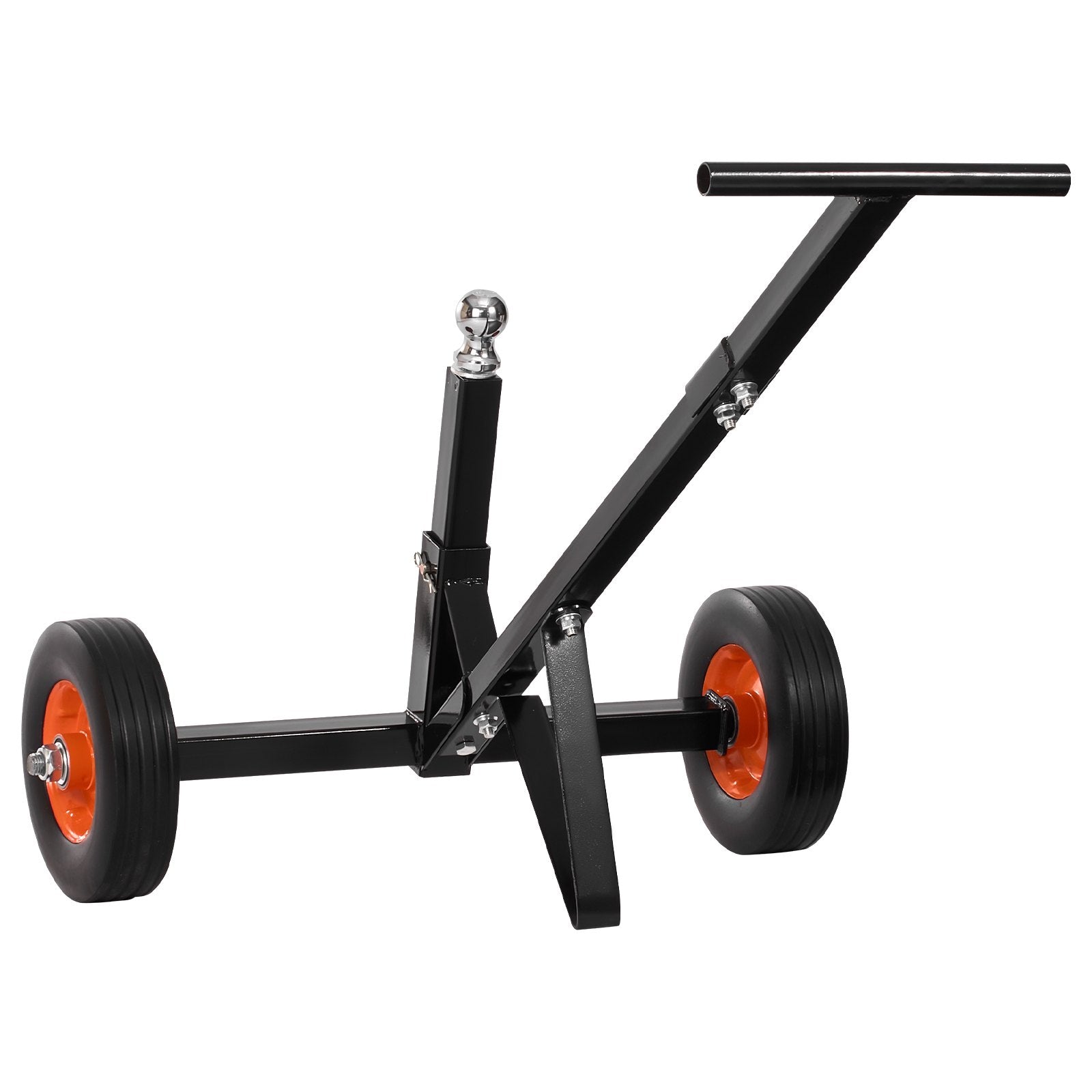 600lbs Trailer Dolly 16.5 and 22 inAdjustable Height 1-7/8 in Ball Solid Tires 