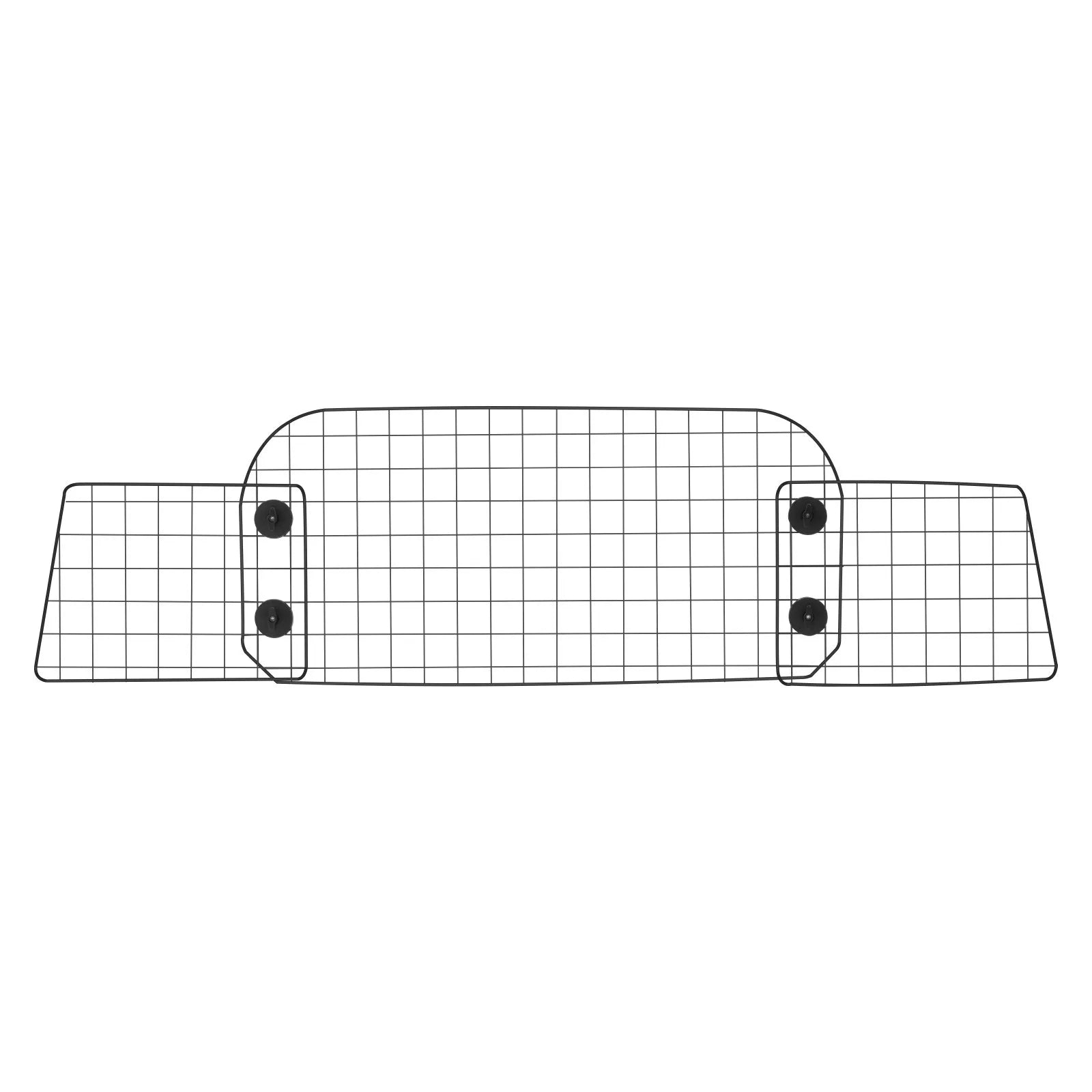 VEVOR Dog Car Barrier 38"-66.3" Adjustable Pet Divider Gate for Cargo Area