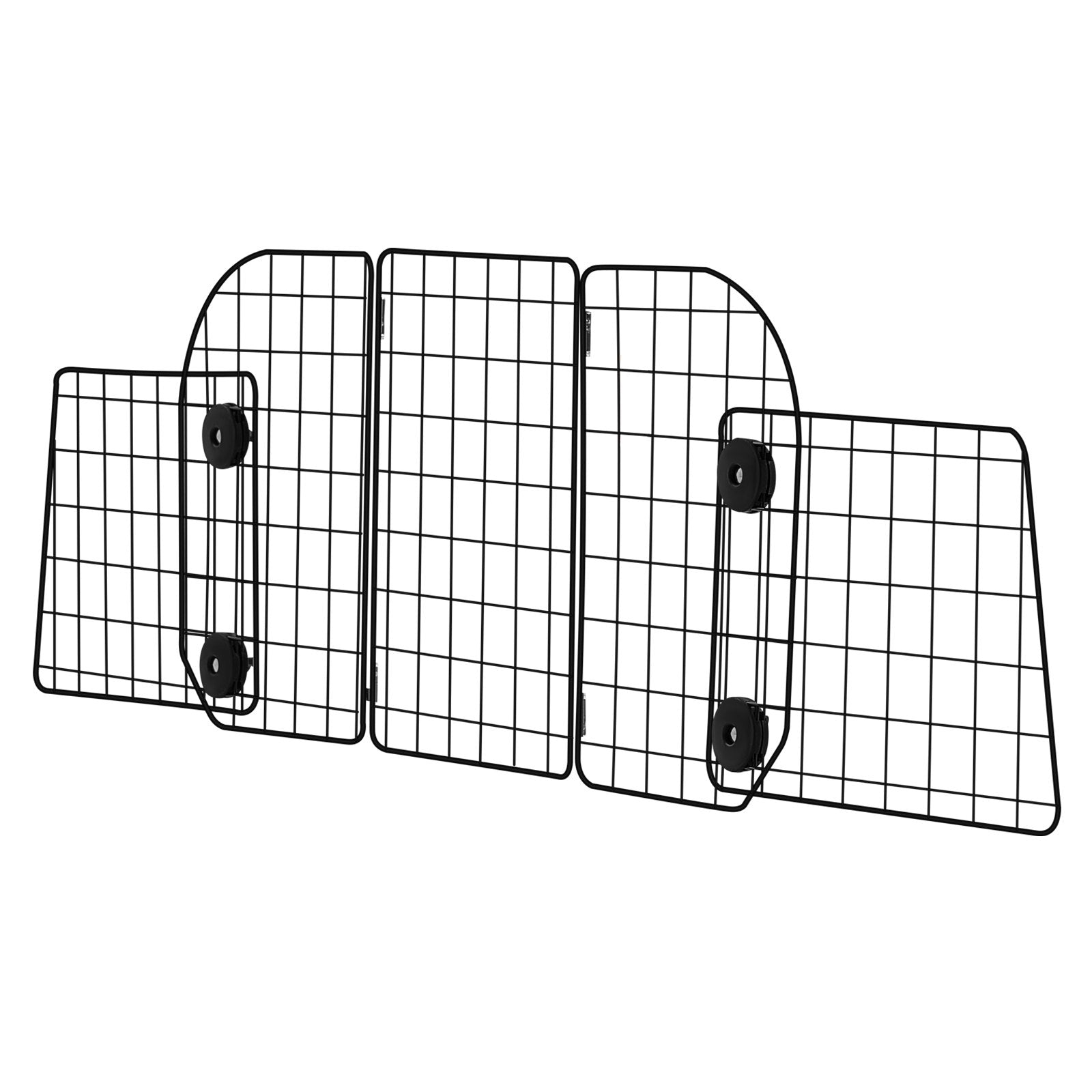VEVOR Dog Car Barrier 36.6"-60" Adjustable Pet Divider Gate for Cargo Area 